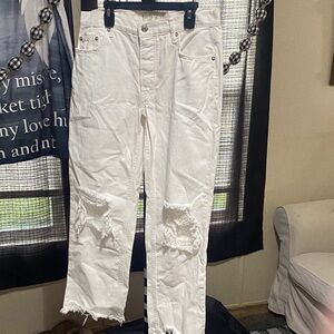 We The Free Cream Denim